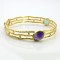 Gold Plated Semi-precious Gemstone Bracelet