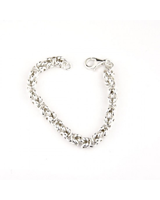 Interlinking Silver Bracelet 