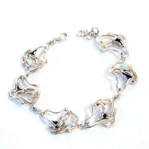 Opalites Silver Bracelet Opalites Silver Bracelet
