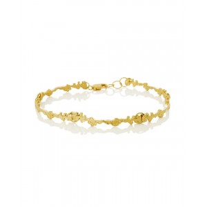 Silver Gold Plated Bracelet, ERIKA