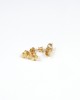 Algae Ragged Stud Earrings, Gold - Kiena-Jewellery