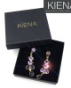 Amethyst Gold Plated Drop Earrings-DROP EARRINGS Amethyst Gold Plated Drop Earrings