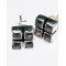 Amethyst Silver Stud Earrings