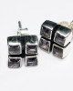 Amethyst Silver Stud Earrings