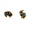 Blue Topaz Earrings, Silver, Gold, Out of the Sea