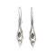 Citrine and Smoky Quartz Silver Earrings