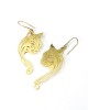 Gold Plated Panther Earrings