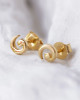 Gold Vermeil Small Spiral Stud Earrings Gold Vermeil Small Spiral Stud Earrings