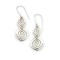 Long Drop Sterling Silver Earrings