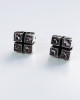 Amethyst Silver Stud Earrings