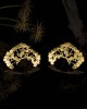 Silver Earrings, Gold Plated, Erika