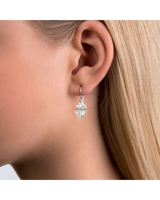 Silver Raven Hook Earrings-HOOK EARRINGS Silver Raven Hook Earrings