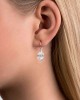 Silver Raven Hook Earrings-HOOK EARRINGS Silver Raven Hook Earrings
