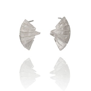 Silver Stud Shaded Tuttu Earrings