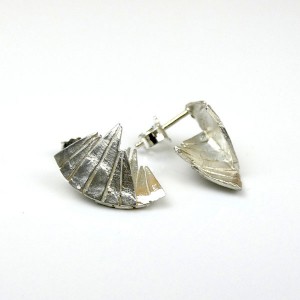 Silver Stud Shaded Tuttu Earrings