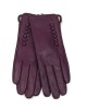 Leather Gloves in Berry Red - Kiena-Jewellery