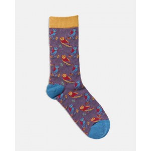 Socks Purple Owls, Bamboo