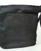 Dark Brown Matt Leather SACCOO Shoulder Bag - Kiena-Jewellery
