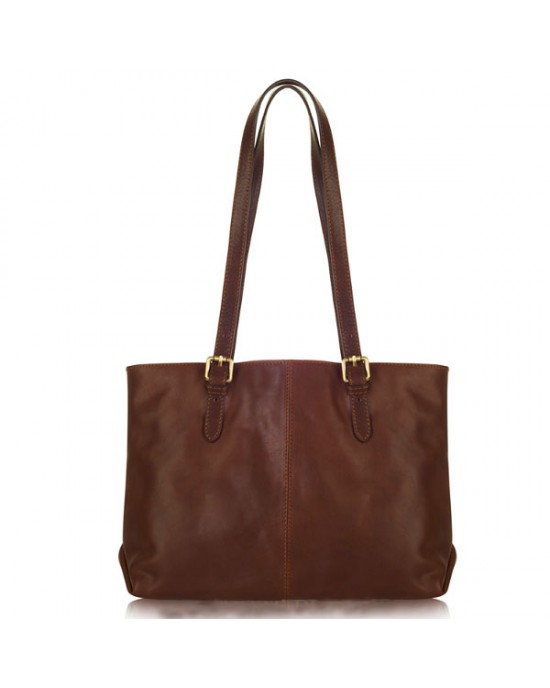 dark brown leather handbags uk