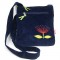 Deep Blue Corduroy Pohu Messenger Bag
