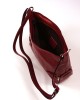 Italian Red Leather Shoulder Bag - Kiena Jewellery