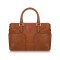 Light Chocolate Italian Leather Handbag