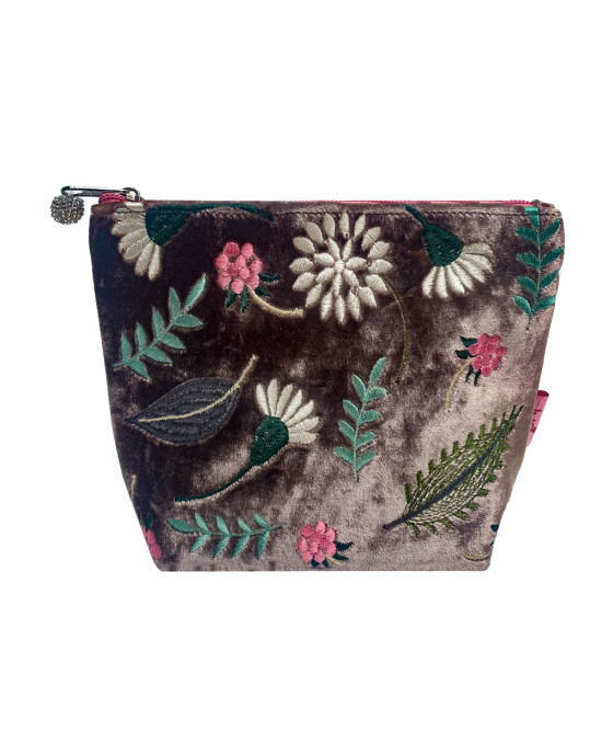 Mink Silk Velvet Cosmetic Purse 