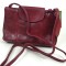 Red Leather Shoulder Bag by Saccoo