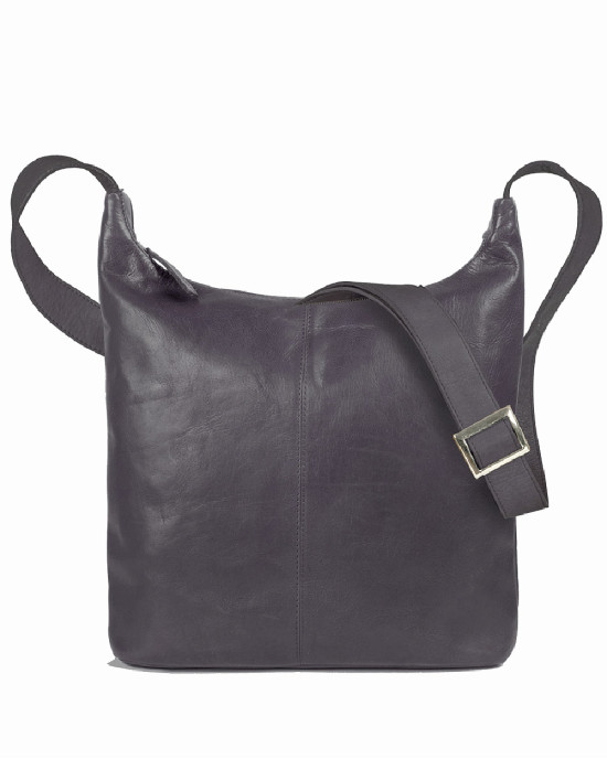 Leather Shoulder Bag, Ovalle Caracas Dark Coffee Leather Shoulder Bag, Ovalle Caracas Dark Coffee