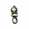 Five Lemon Topaz and Pearl Silver Pendant