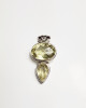 Double Lemon Topaz Silver Pendant Double Lemon Topaz Silver Pendant