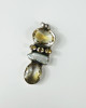 Five Lemon Topaz and Pearl Silver Pendant Five Lemon Topaz and Pearl Silver Pendant