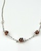 Amber Silver Necklace - Kiena-Jewellery