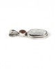 Carnelian and Pearl Silver Pendant-NECKLACES & PENDANTS Carnelian and Pearl Silver Pendant