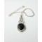 Celtic Silver Black Onyx Pendant