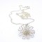Daisy Pendant in Sterling Silver 
