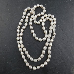 Double Freshwater Pearl Necklace Double Freshwater Pearl Necklace