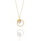 Gold Plated Silver Swarovski Crystal Pearl Pendant