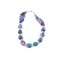 Liberty Silk Satin Bubble Necklace - Pink Nouveau