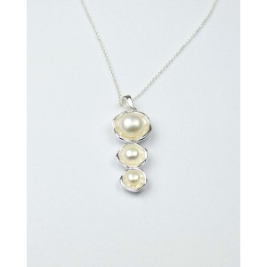 Silver Freshwater Pearl Pendant
