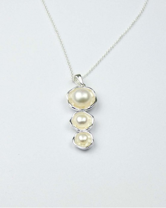 Silver Freshwater Pearl Pendant