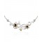 Silver & Gold Plated Daffodil Necklace