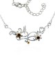 Silver & Gold Plated Daffodil Necklace-NECKLACES & PENDANTS Silver & Gold Plated Daffodil Necklace