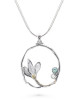 Silver Pearl and Blue Topaz Pendant Silver Pearl and Blue Topaz Pendant