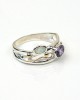 Amethyst Opalite Silver Ring - Kiena-Jewellery