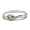 Blue Topaz Silver Ring