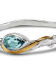 Blue Topaz Silver Ring-RINGS Blue Topaz Silver Ring