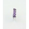 Five Stone Amethyst Silver Ring 