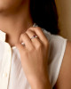 Pink Ruby CZ Silver Ring-RINGS Pink Ruby CZ Silver Ring
