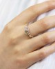 Silver & Green Amethyst Ring-RINGS Silver & Green Amethyst Ring